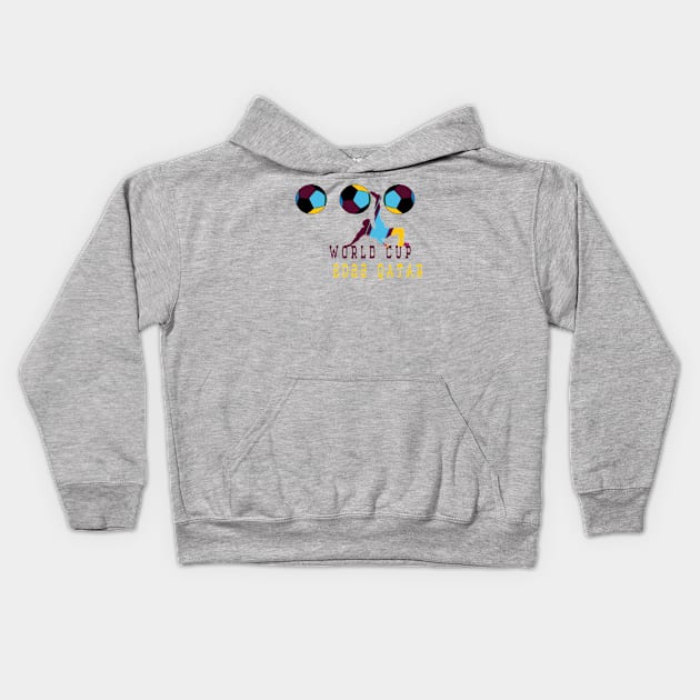 World cup 2022 Kids Hoodie by Vauz-Shop